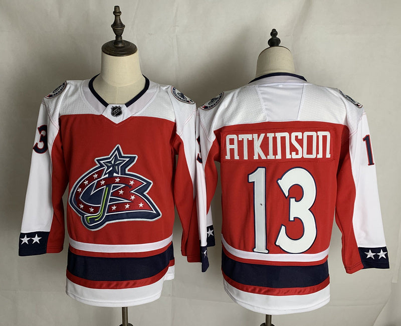 Men's Columbus Blue Jackets Cam Atkinson Red Breakaway Player Jersey