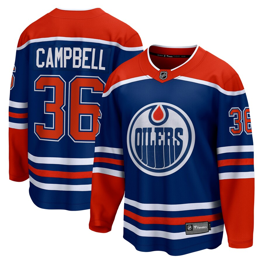 Men's Edmonton Oilers Jack Campbell #36 Royal Home Breakaway Player Jersey1