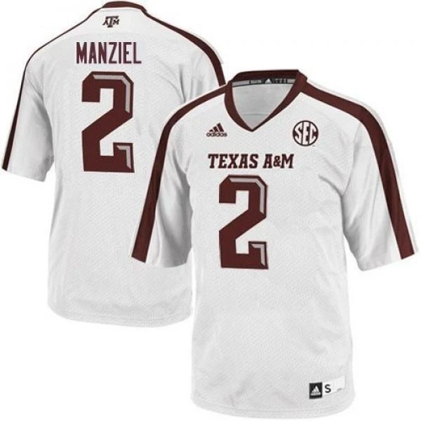 Johnny Manziel Texas A&M Aggies Jersey White