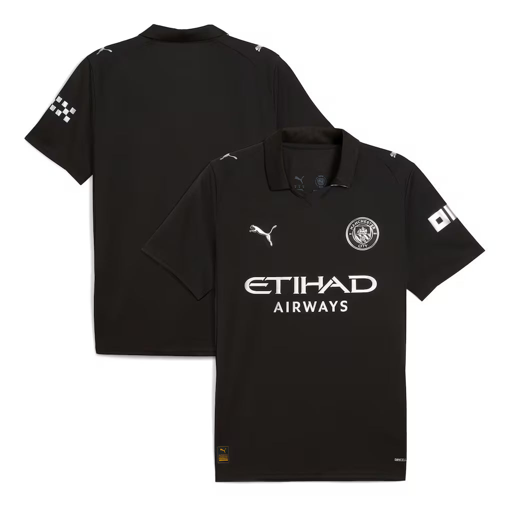 Manchester City 2025/26 Away Jersey - Black