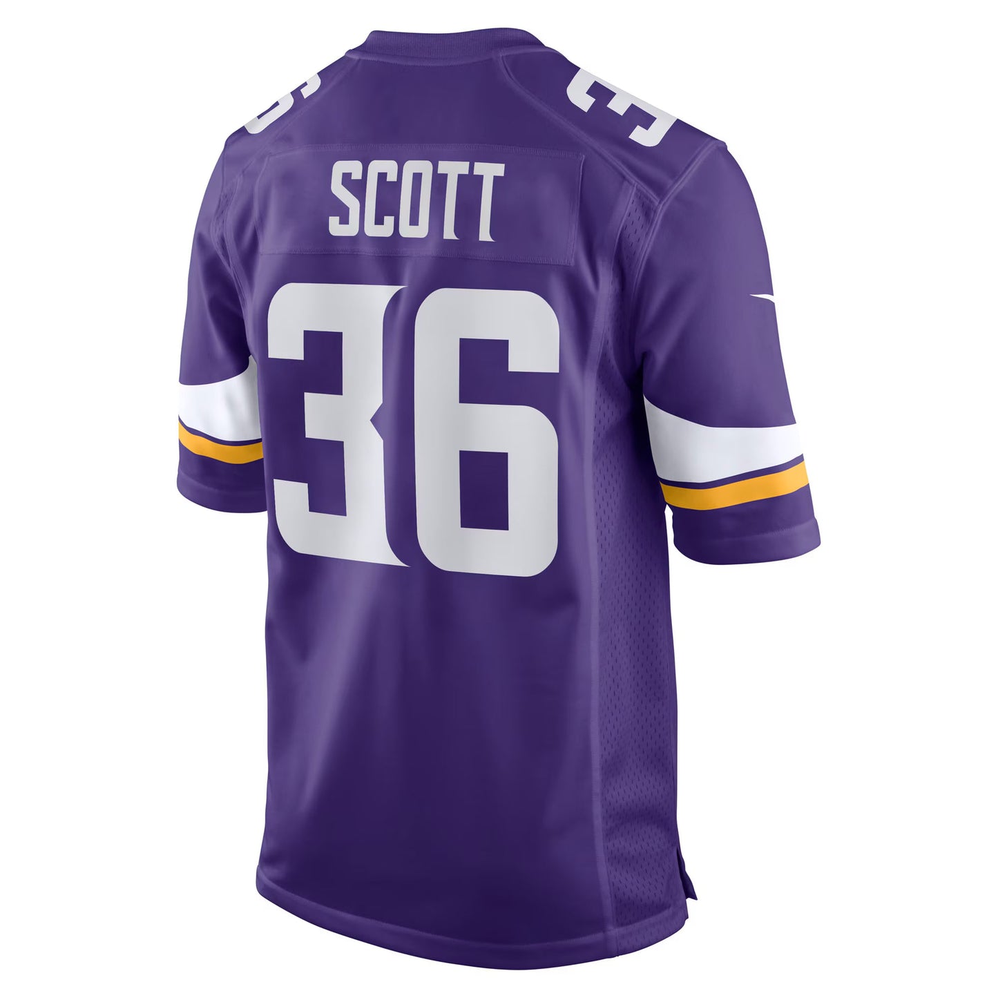 Minnesota Vikings Zavier Scott Purple Team Game Jersey