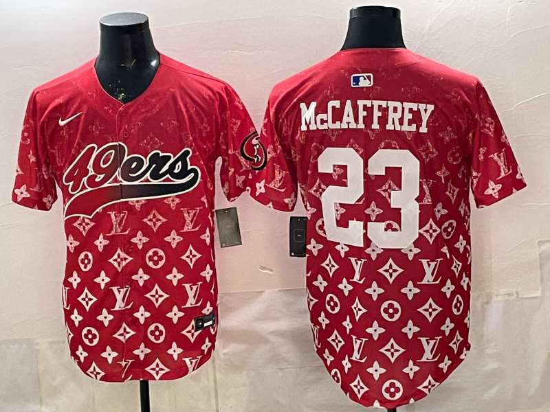 Men's San Francisco 49ers Christian McCaffrey Red Alternate Game Jersey
