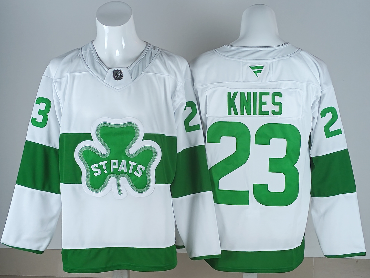 Men's Toronto Maple Leafs Matthew Knies #23 Fanatics White Breakaway Player Jersey