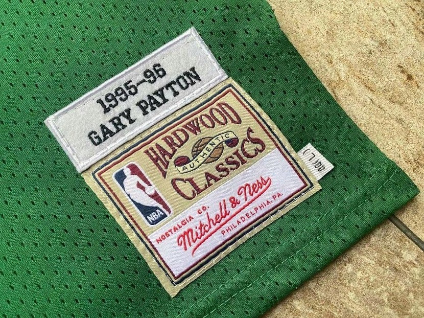 Supersonics No. 20 Gary Payton Green MN