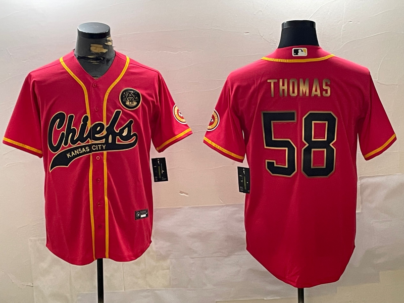 Men's Kansas City Chiefs Derrick Thomas Red Game Player Jersey
