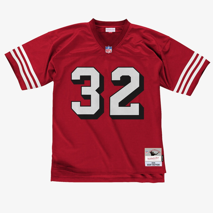 Men's Ricky Watters Scarlet San Francisco 49ers 1994 Legacy Jersey