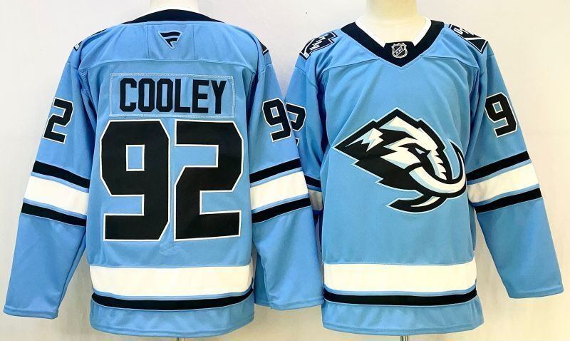 Men's Utah Mammoth Logan Cooley Fanatics Blue Player Game Jersey