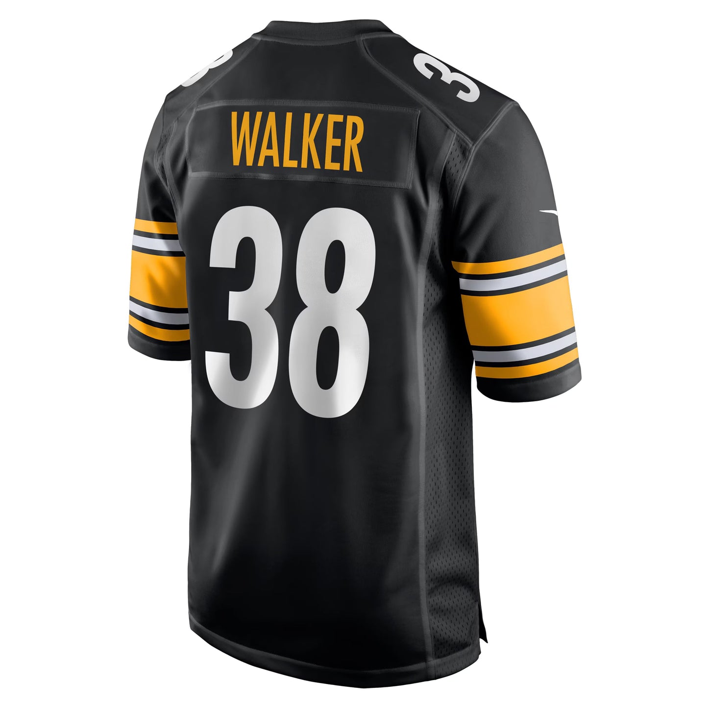 Pittsburgh Steelers Mykal Walker Black Team Game Jersey