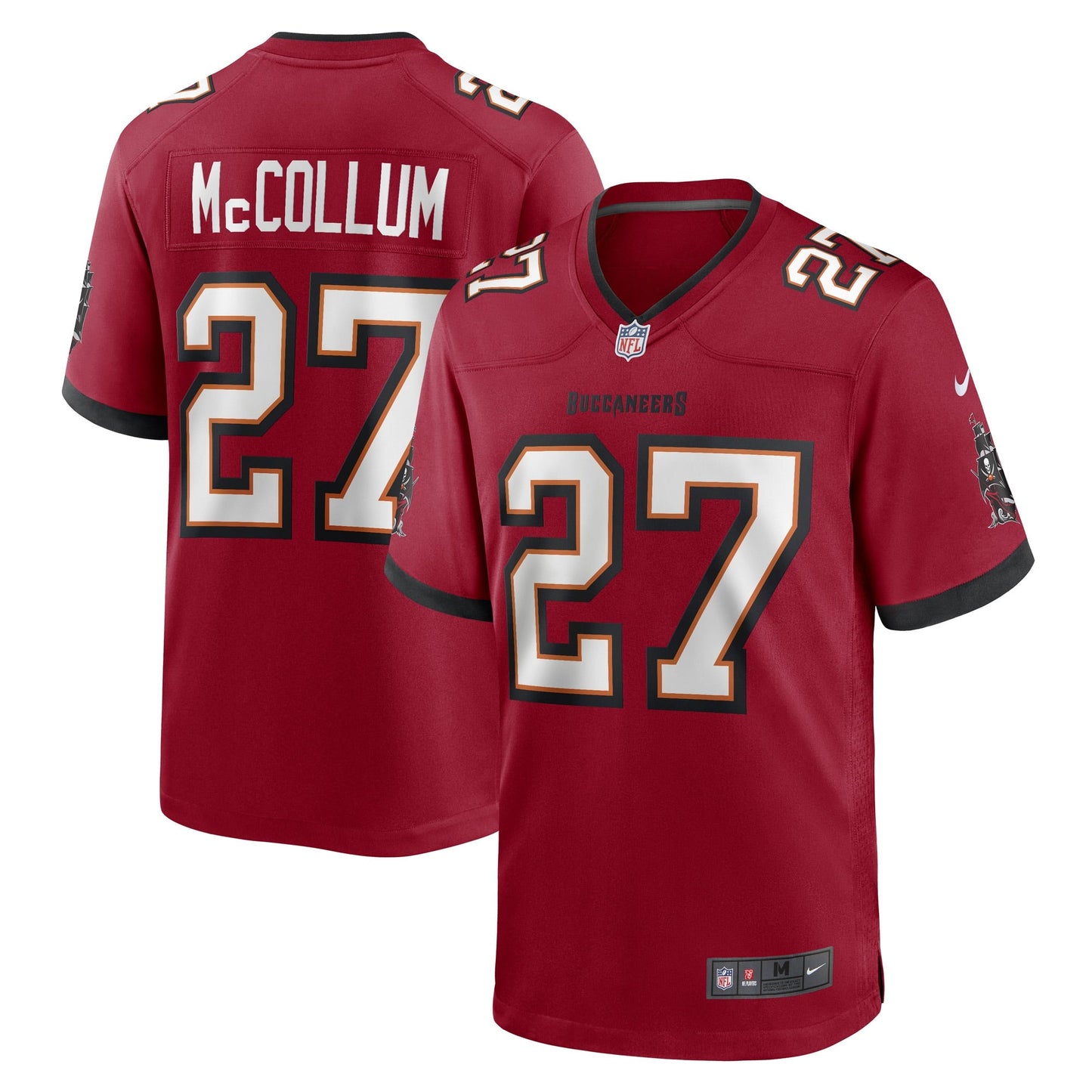 Tampa Bay Buccaneers Zyon McCollum Red Game Player Jersey