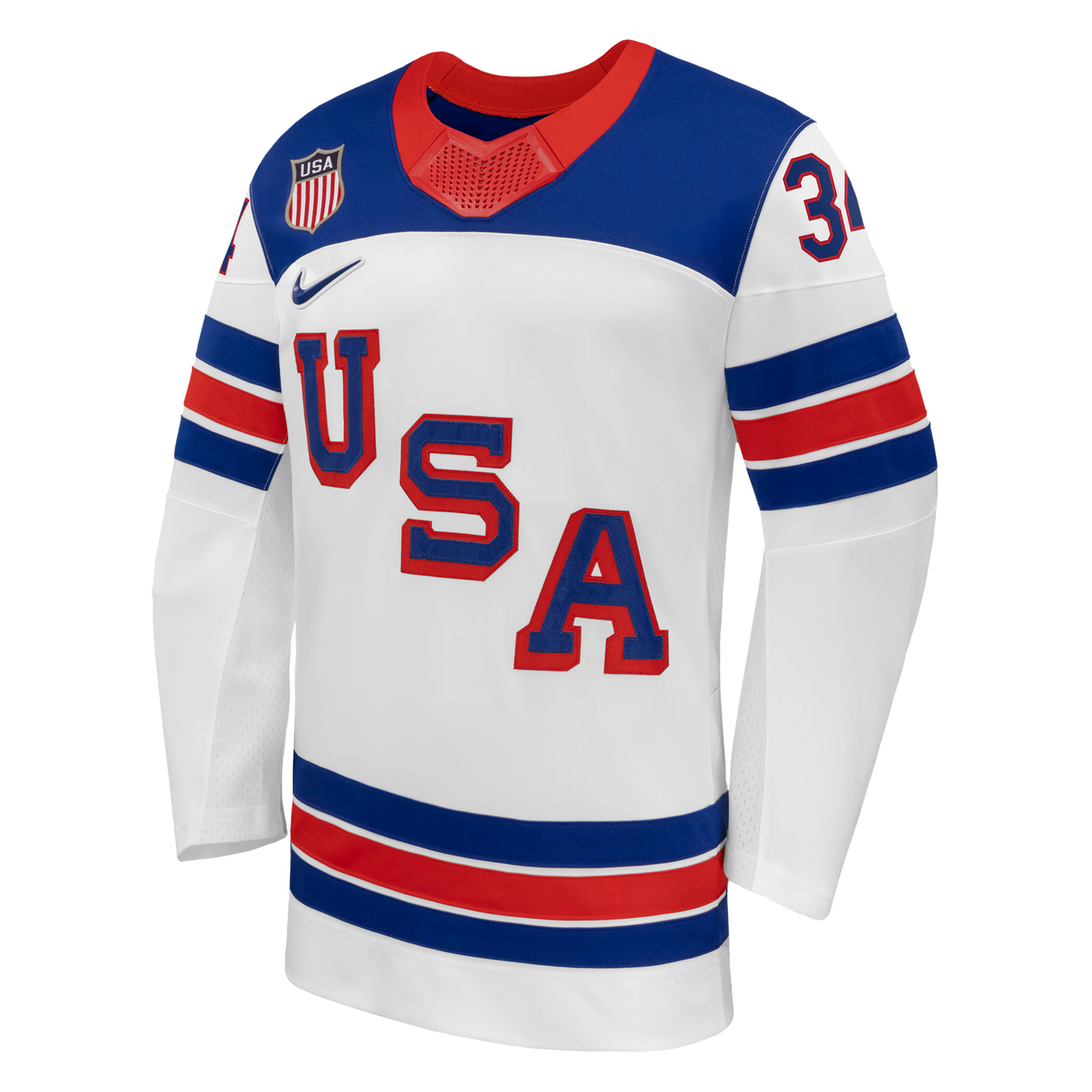 Nike USA Hockey 2026 Home Supporter Edition Jersey Auston Matthews #34 Royal Blue