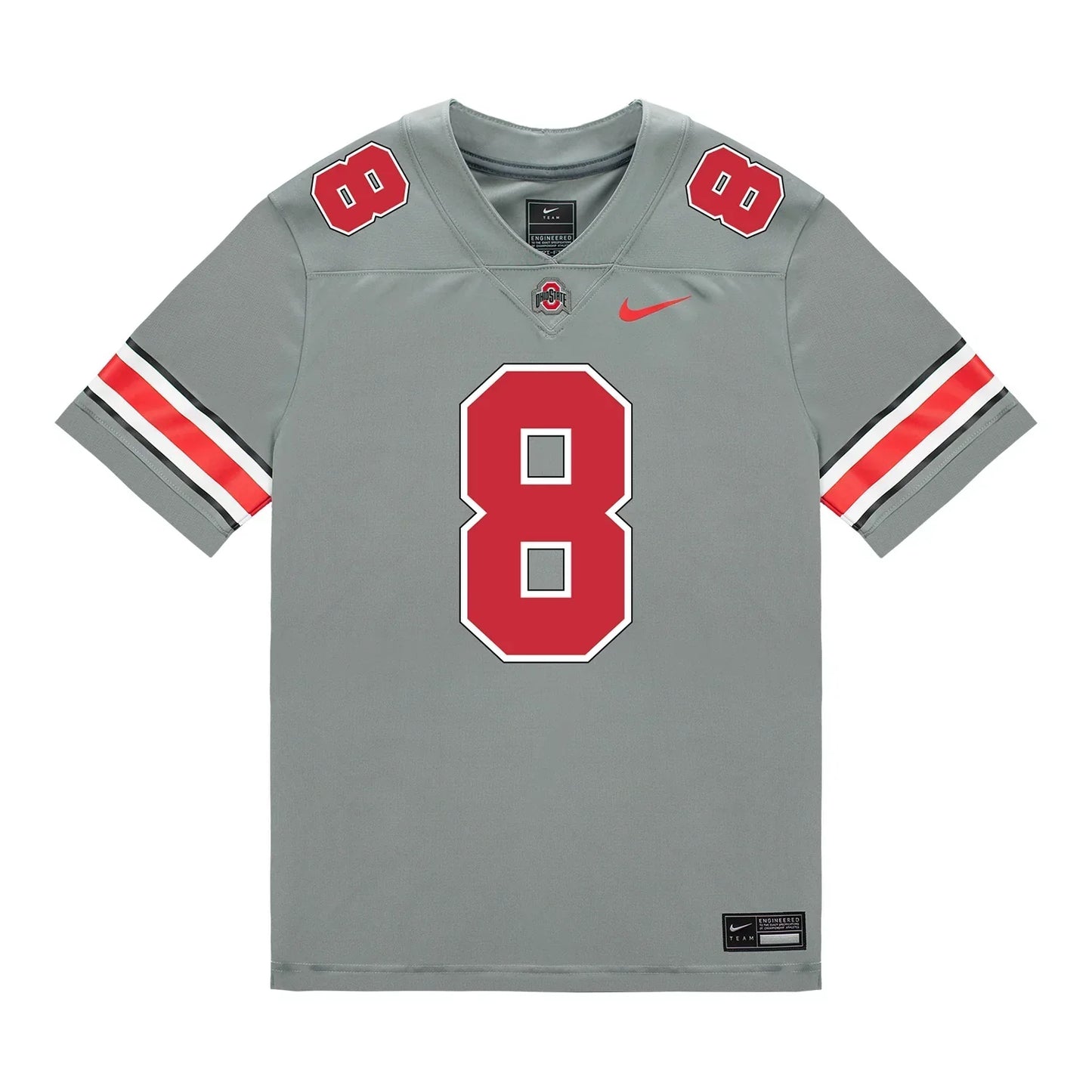 Arvell Reese Ohio State Buckeyes Jersey Grey
