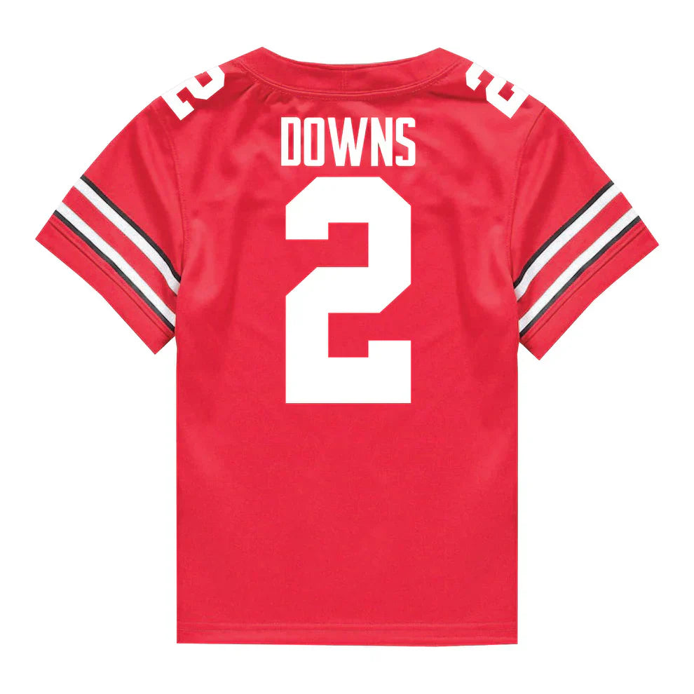 Caleb Downs Ohio State Buckeyes Jersey Red