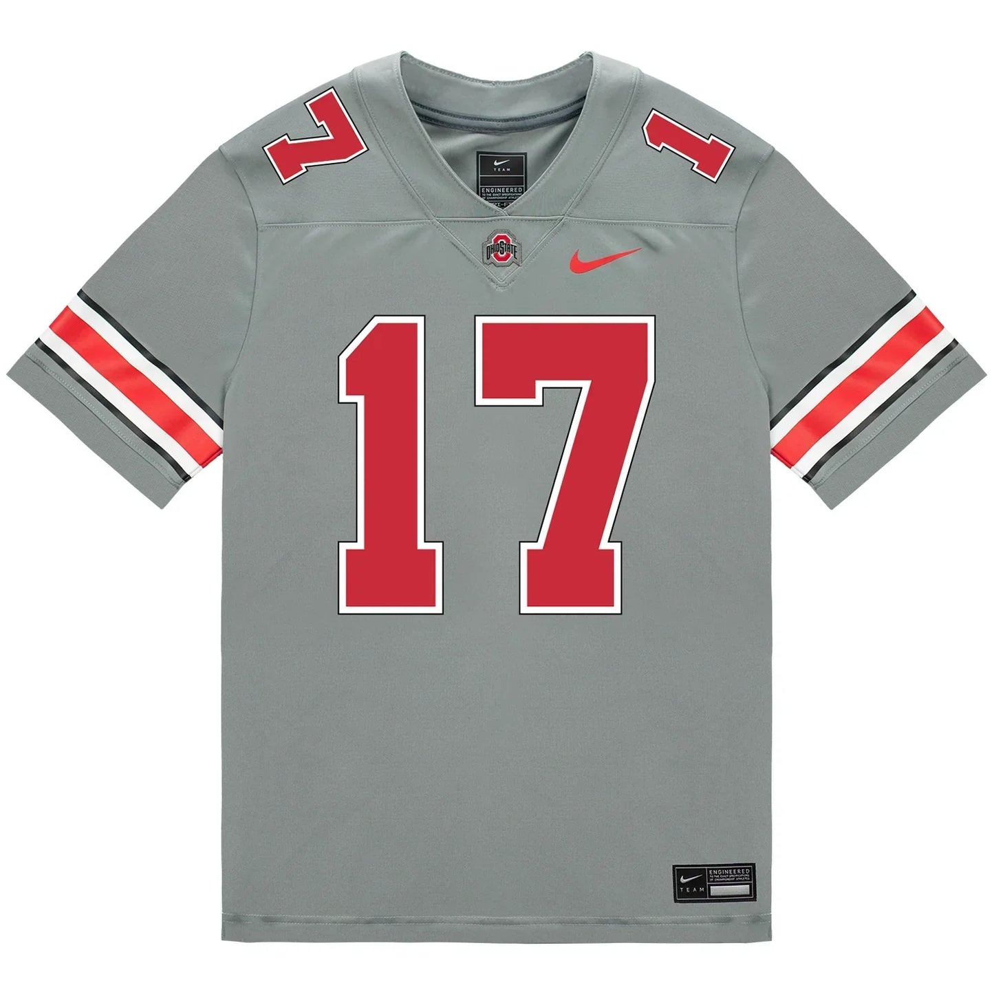 Carnell Tate Ohio State Buckeyes Jersey Grey