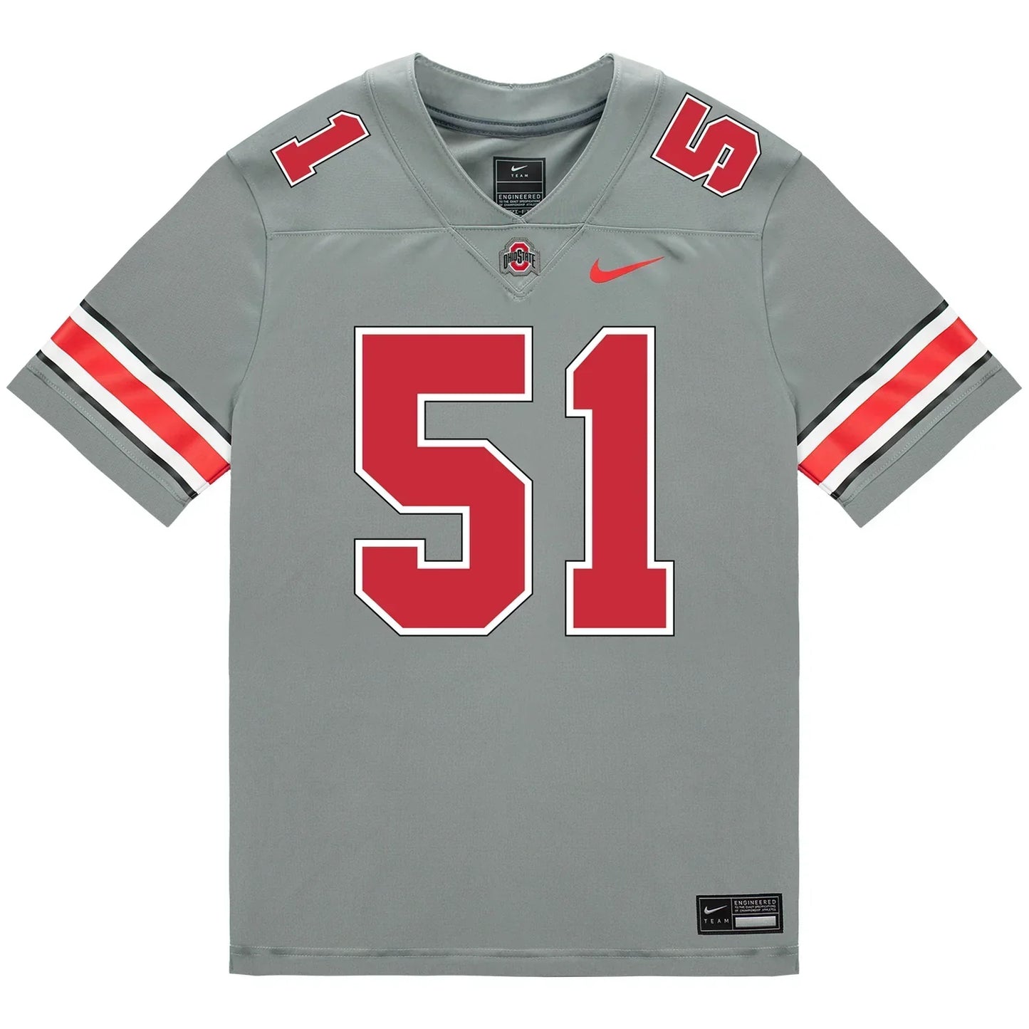 Luke Montgomery Ohio State Buckeyes Jersey Grey