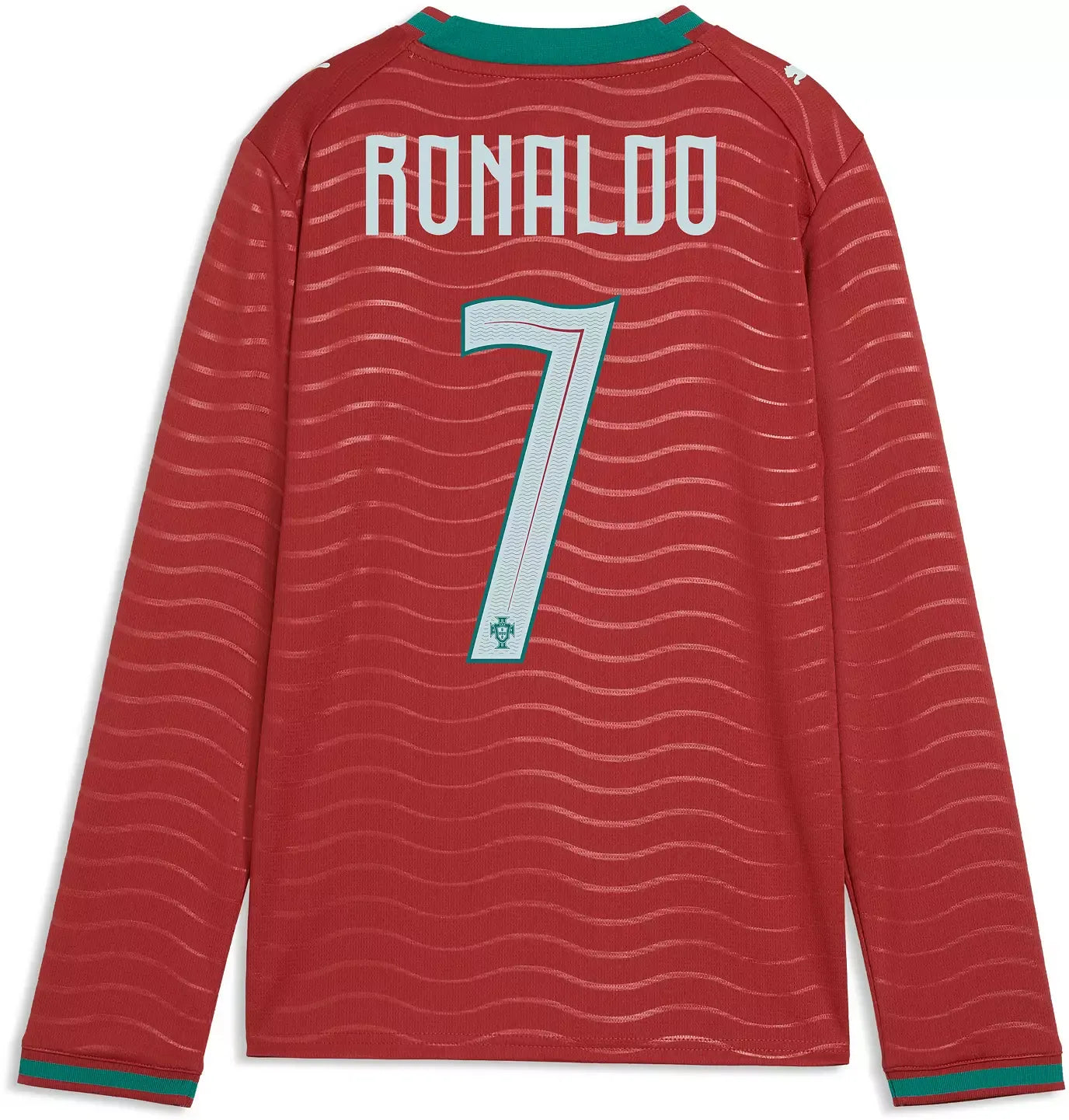 PUMA Portugal National Team 2026 Home Supporter Edition Long Sleeve Jersey Cristiano Ronaldo #7 Red