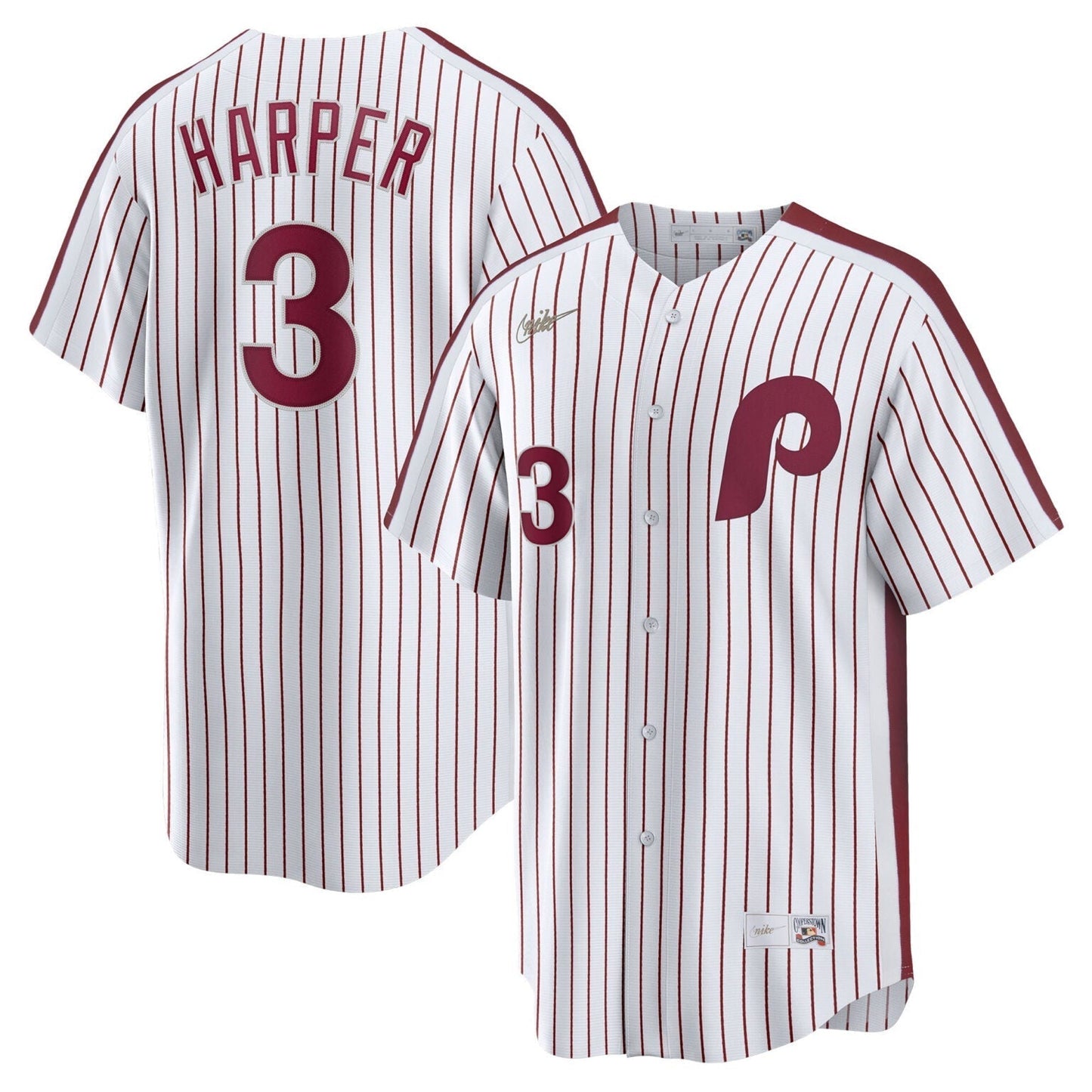 Bryce Harper Philadelphia Phillies Cooperstown Limited Jersey White