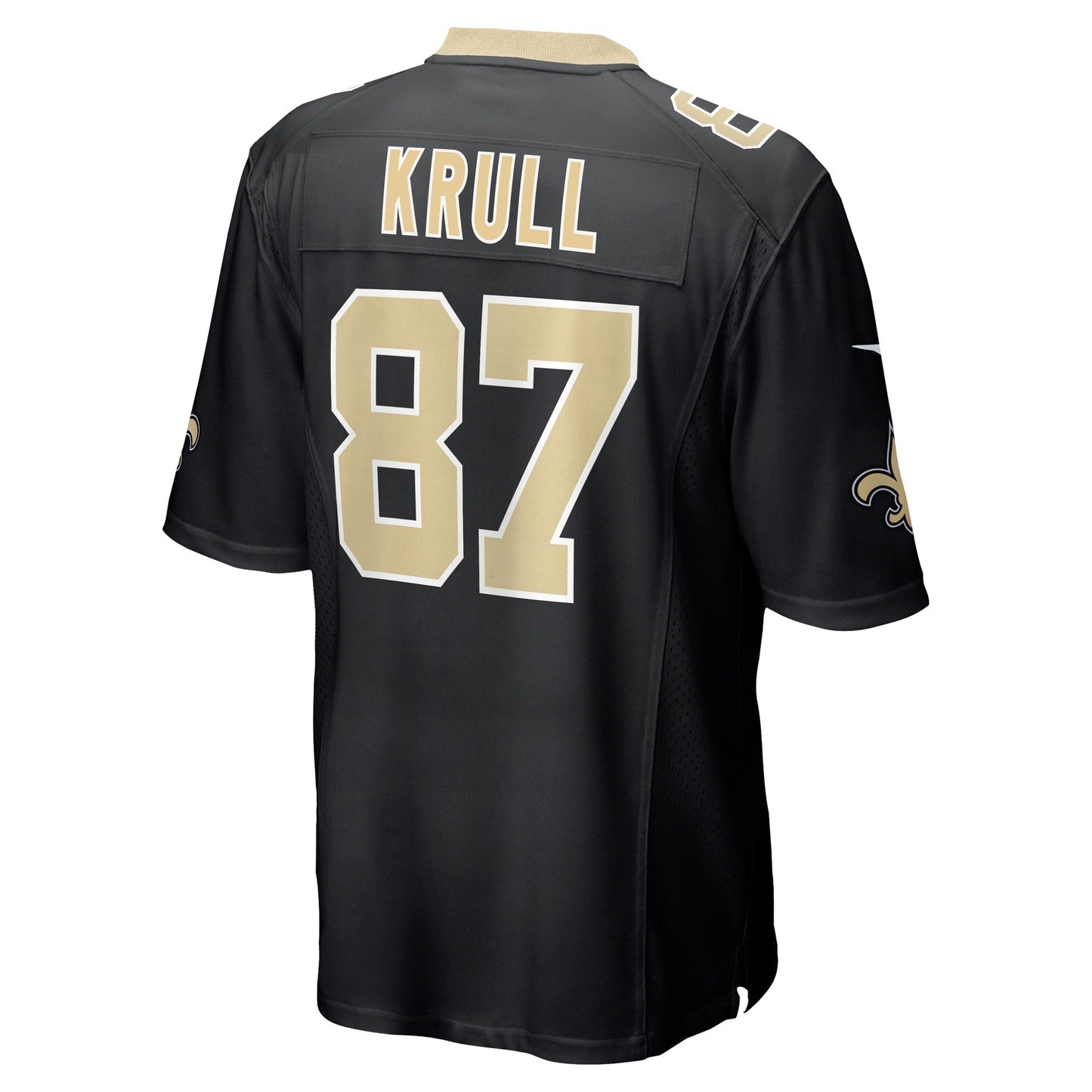 Lucas Krull New Orleans Saints Nike Game Jersey - Black