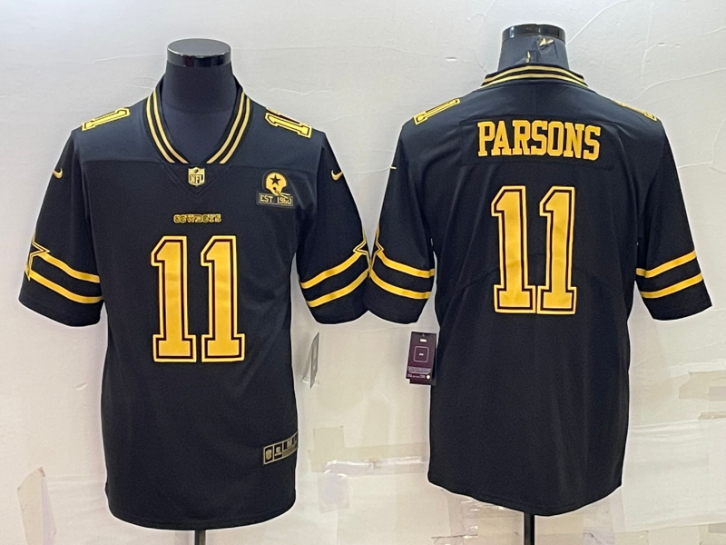 Men's Dallas Cowboys Micah Parsons Black Player Jersey