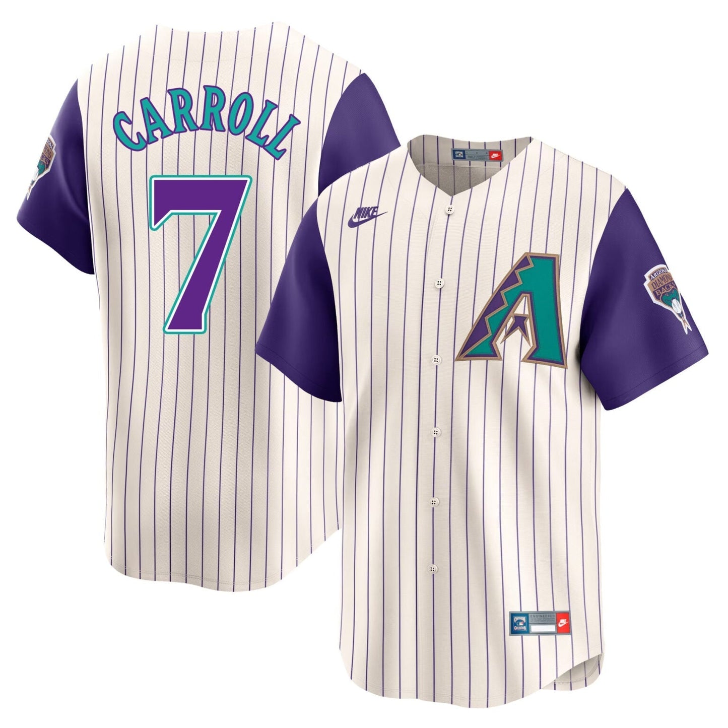 Corbin Carroll Arizona Diamondbacks Cooperstown Jersey Ivory