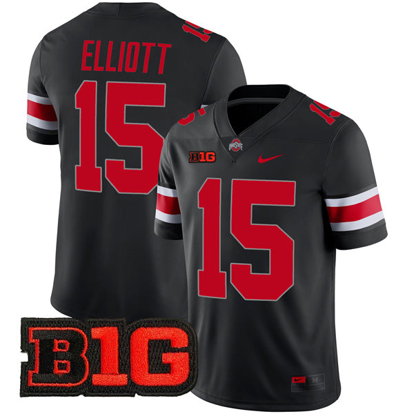 Ezekiel Elliott Ohio State Buckeyes Jersey Black