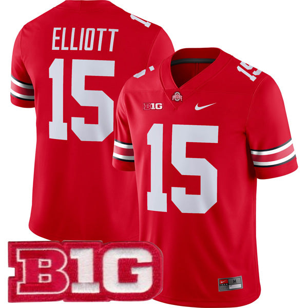 Ezekiel Elliott Ohio State Buckeyes Jersey Red