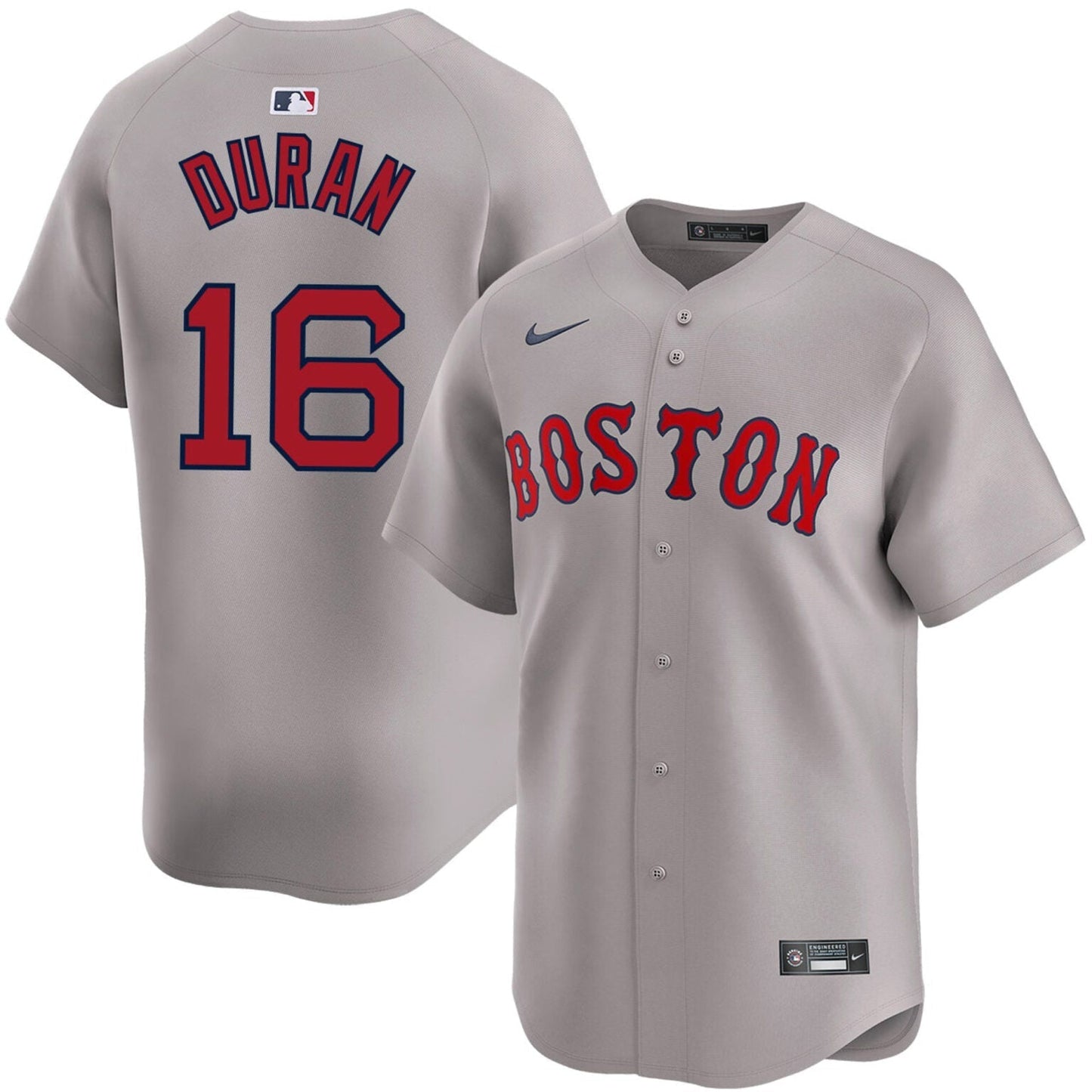 Jarren Duran Boston Red Sox Road Limited Jersey Gray