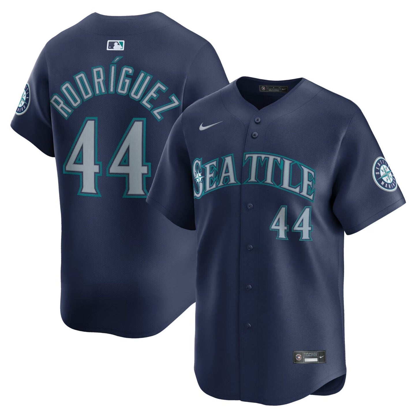 Julio Rodriguez Seattle Mariners Road Limited Jersey Navy
