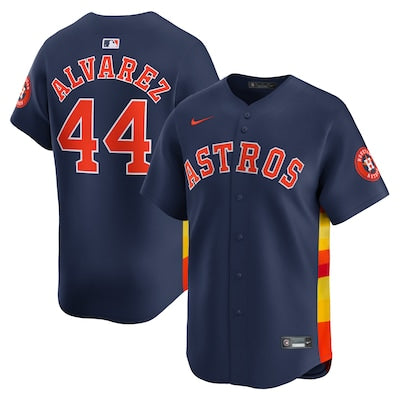 Yordan Alvarez Houston Astros Alternate Jersey Navy