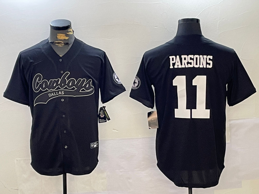 Men's Dallas Cowboys Micah Parsons Black Alternate Player Jersey