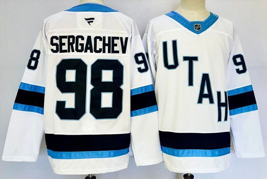 Men's Utah Mammoth Mikhail sergachev Fanatics White Player Game Jersey