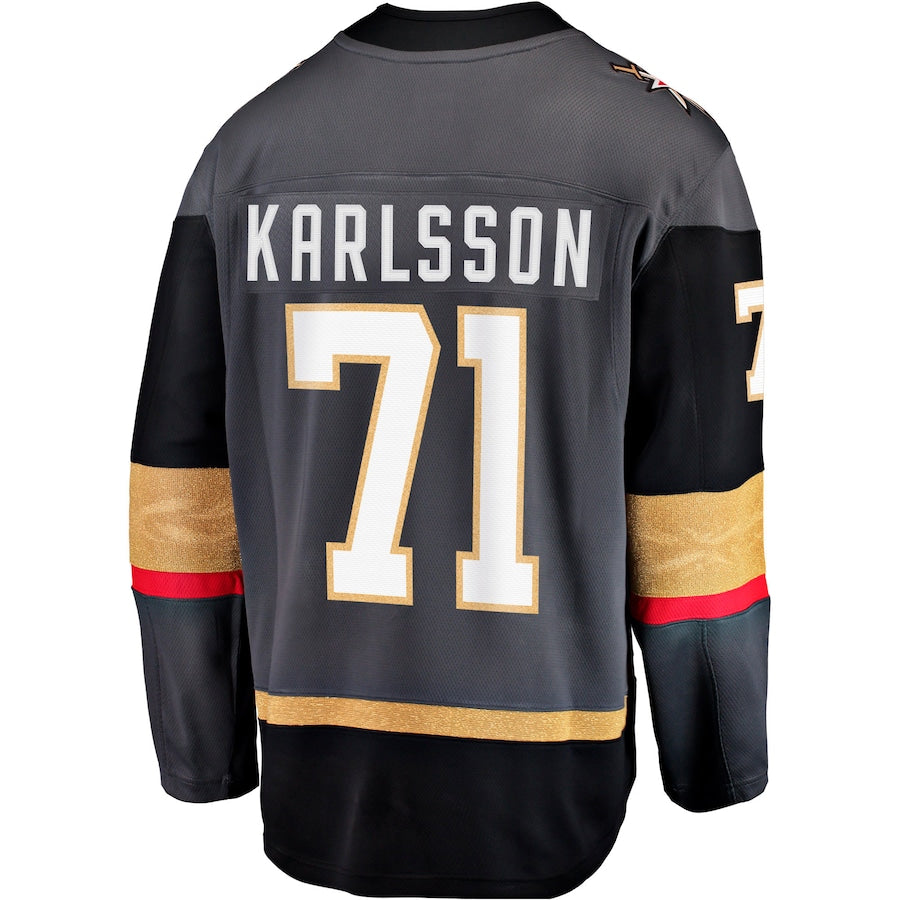Men's Vegas Golden Knights Shea Theodore Gray Alternate Breakaway Player Jersey