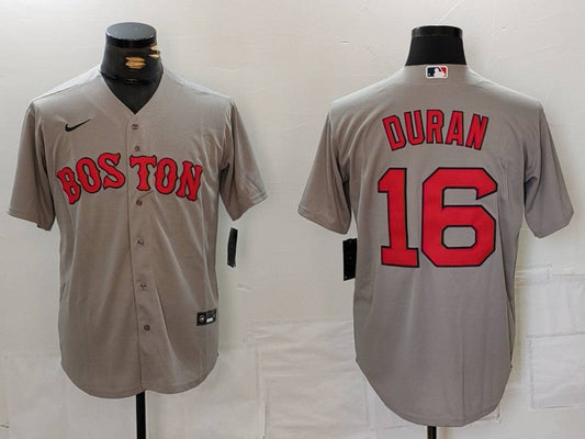 Men's Boston Red Sox Jarren Duran Gray Away Limited Player Jersey