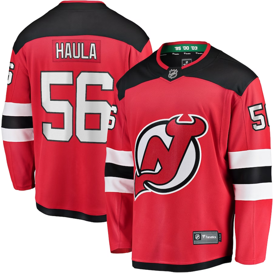 Men's New Jersey Devils Erik Haula Red Player Game Jersey