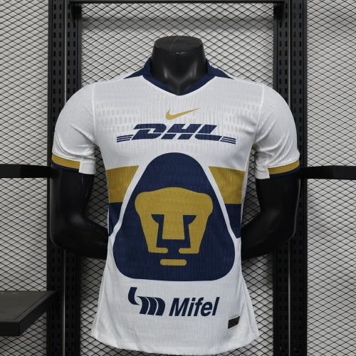 2025-26 Pumas Away White Player Jersey - Mens