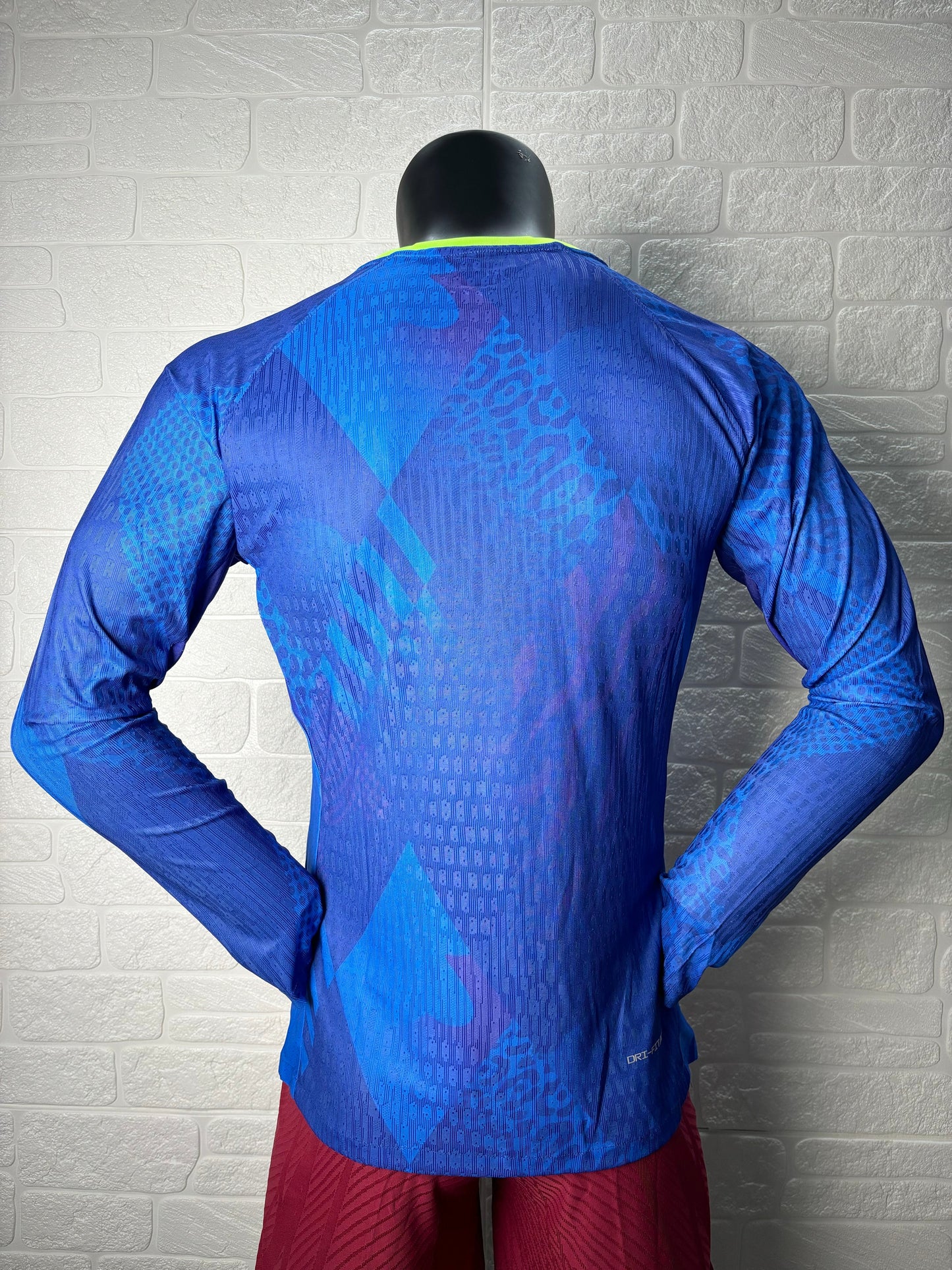 2025-26 Brazil Away Long Sleeve Player Version Jersey