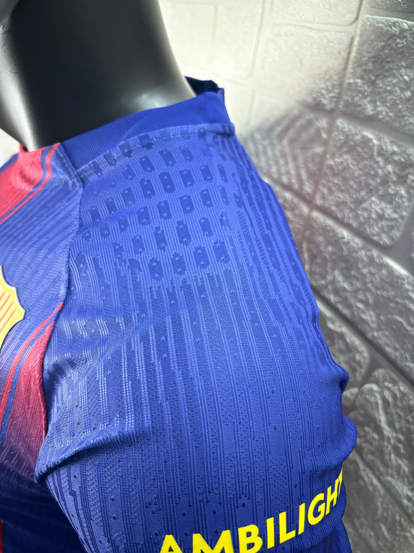 2025-26 FC Barcelona Home Long Sleeve Player Version Jersey