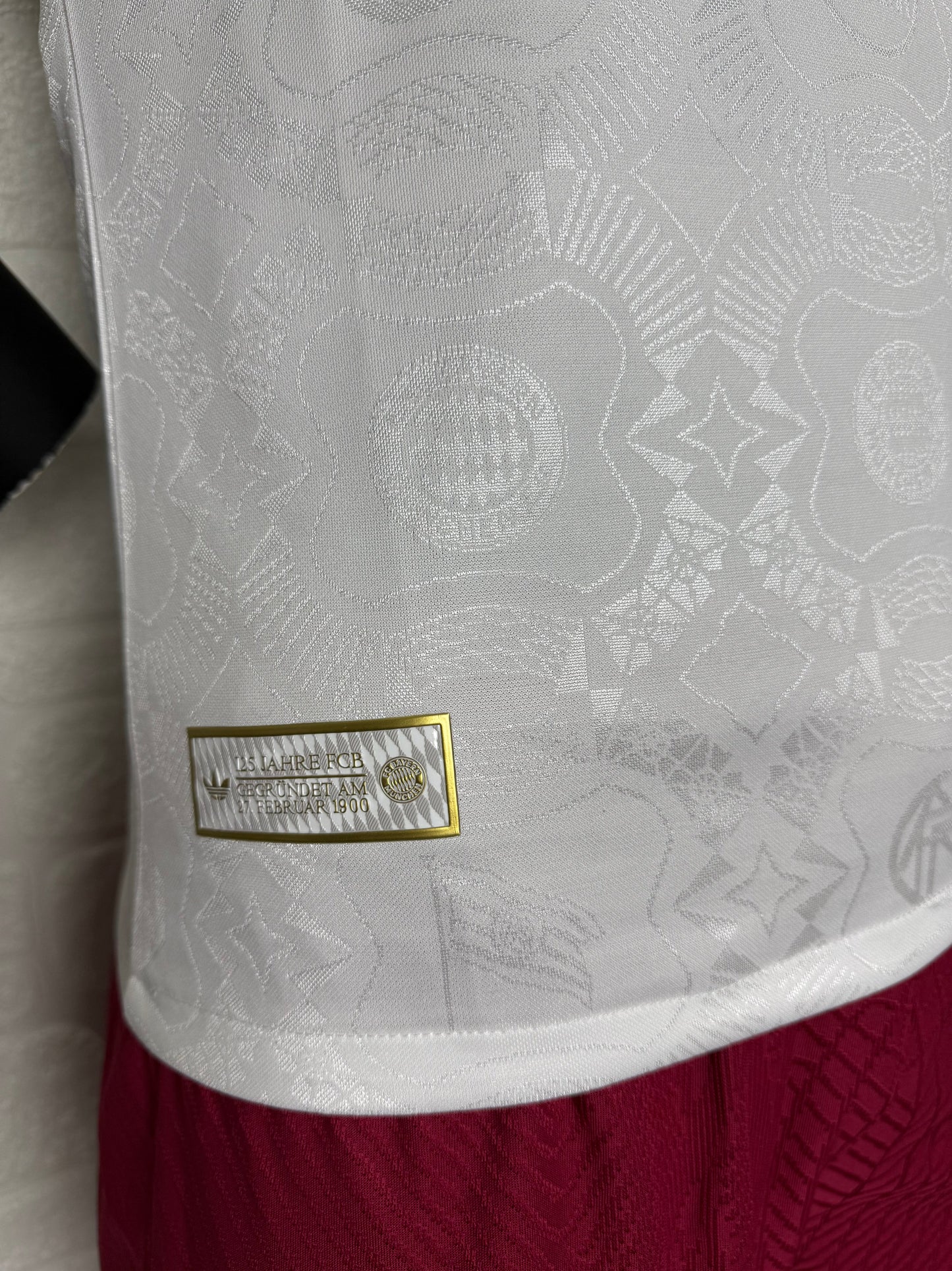 2025-26 Bayern Munich 125th Anniversary Edition White Player Version Jersey
