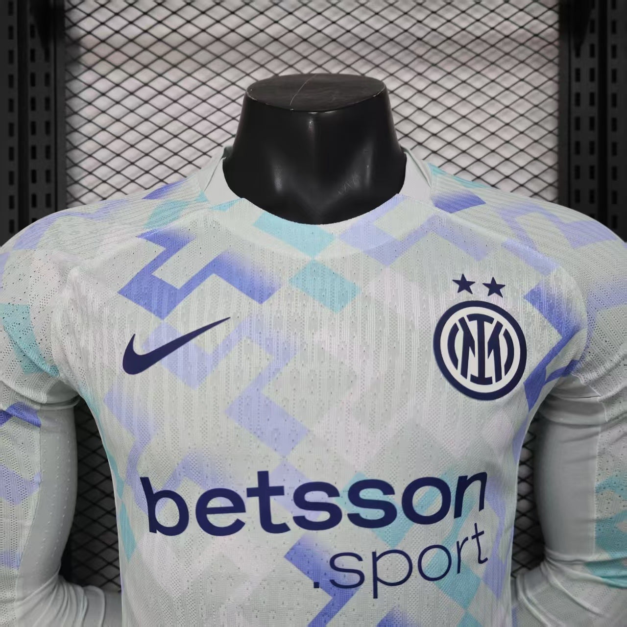 2025-26 Inter Milan Away Long Sleeve Player Version Jersey - Men's