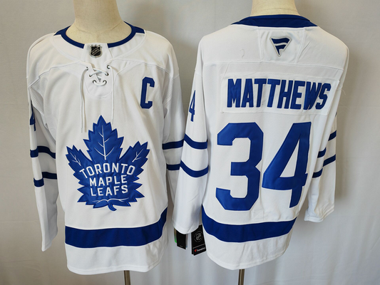 Men's Toronto Maple Leafs Auston Matthews Fanatics White Player Jersey
