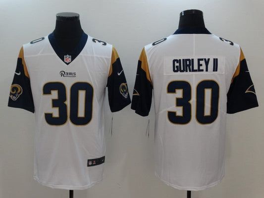 Men's Los Angeles Rams Todd Gurley II White Game Jersey