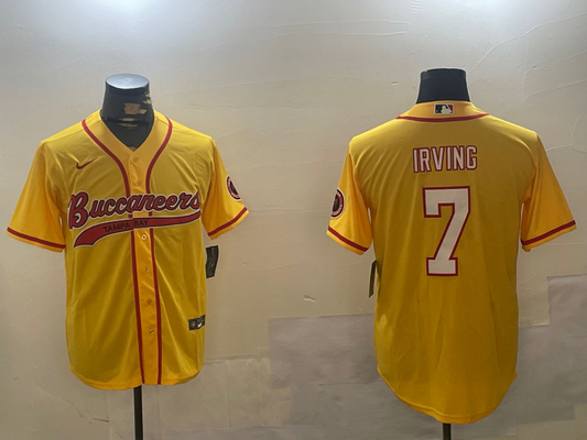 Men's Tampa Bay Buccaneers Bucky Irving Yellow Game Jersey