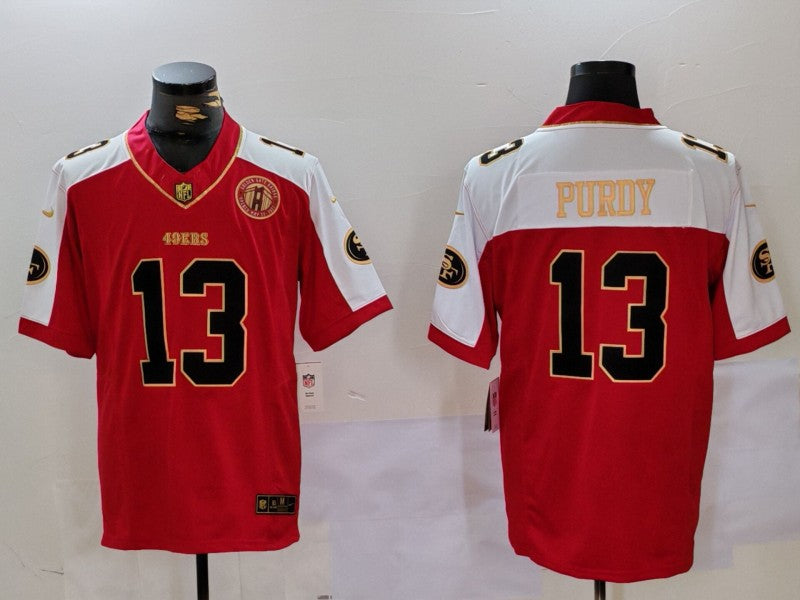 Men's San Francisco 49ers Brock Purdy Scarlet Game Player Jersey