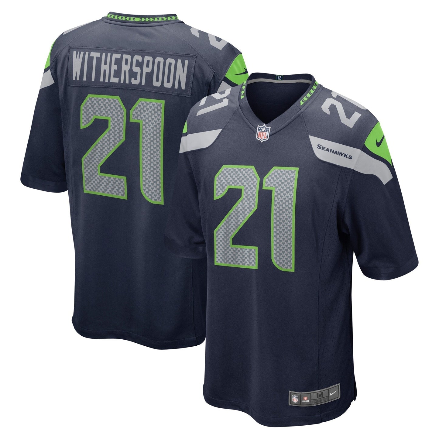 Devon Witherspoon Seattle Seahawks Nike 2023 NFL active First Round Pick Game Jersey - College Navy