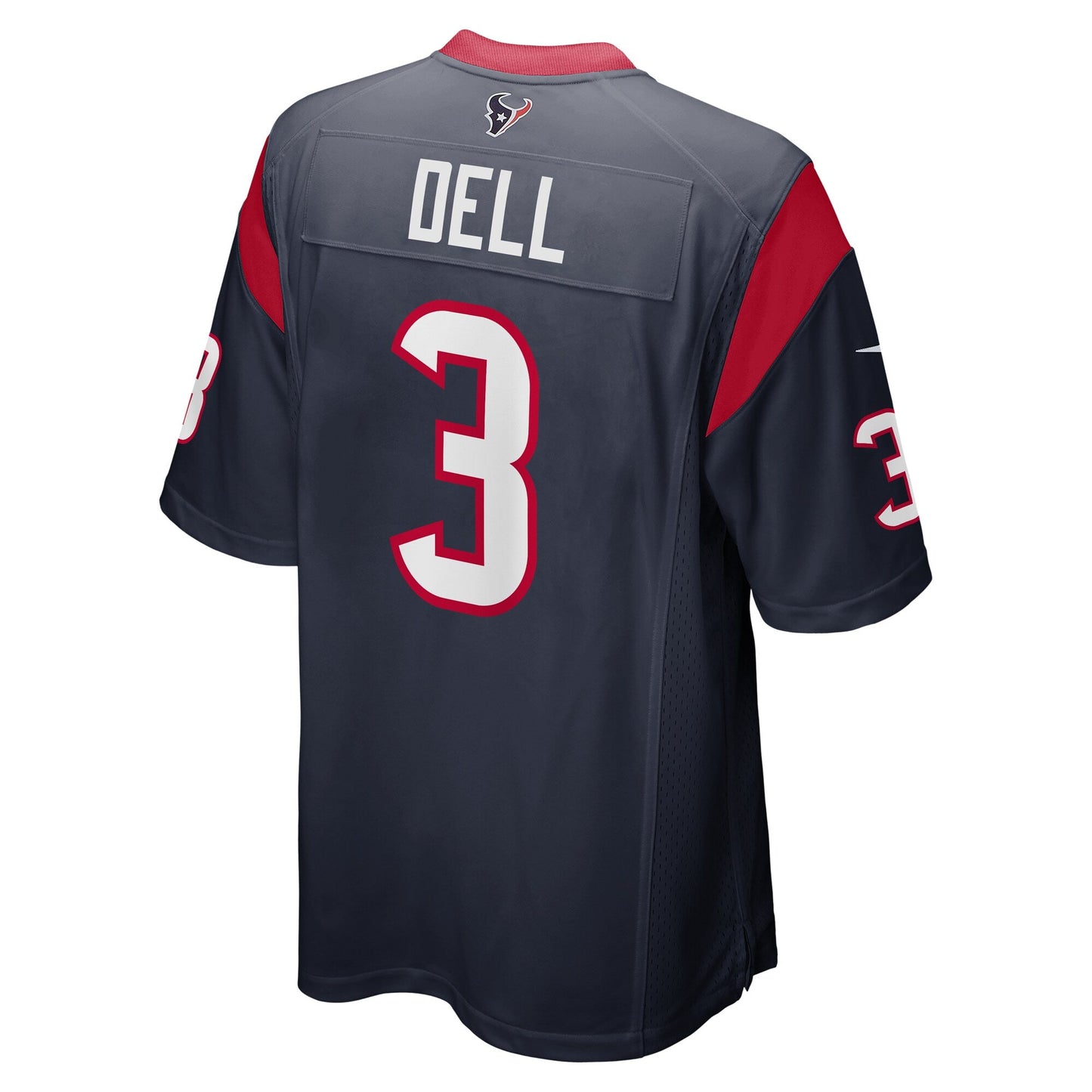 Houston Texans Tank Dell Navy Player Game Jersey