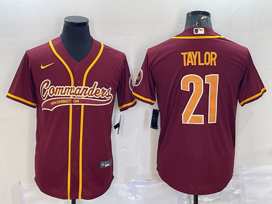 Men's Washington Commanders Sean Taylor Red Game Jersey Joint Edition