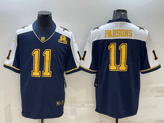 Men's Dallas Cowboys Micah Parsons Navy Player Game Jersey