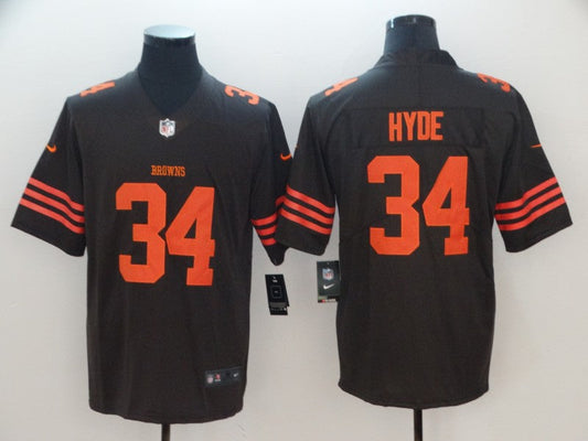 Men's Cleveland Browns Robert Jackson Black Player Jersey