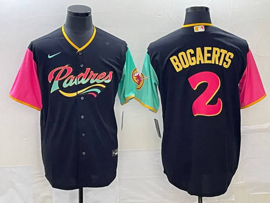 Men's San Diego Padres Xander Bogaerts Black City Connect Replica Player Jersey