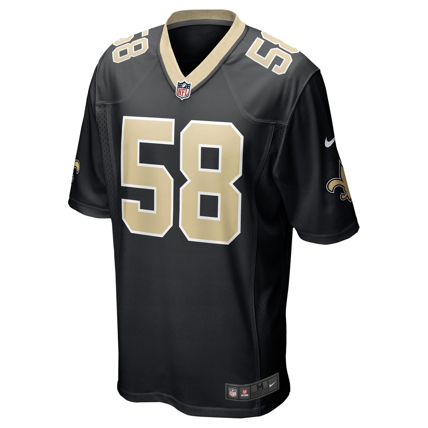 Eric Wilson New Orleans Saints Nike Game   Jersey - Black