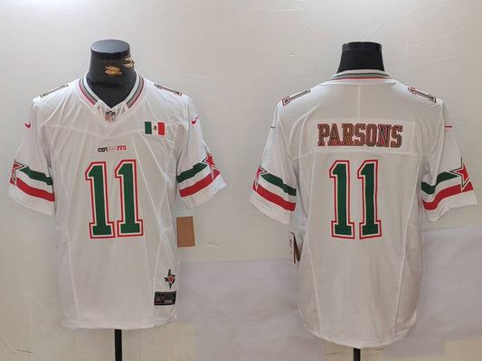 Men's Dallas Cowboys Micah Parsons White Vapor F.U.S.E. Limited Jersey